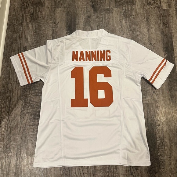 Arch Manning Texas Longhorns White Jersey Men’s Size S-3XL - Picture 2 of 3